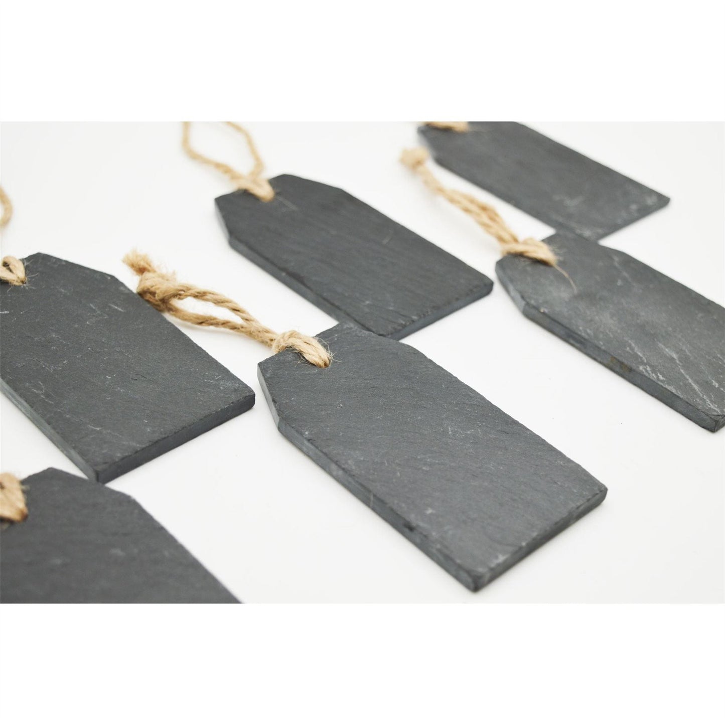 Slate Hanging Tags - Pack of Six