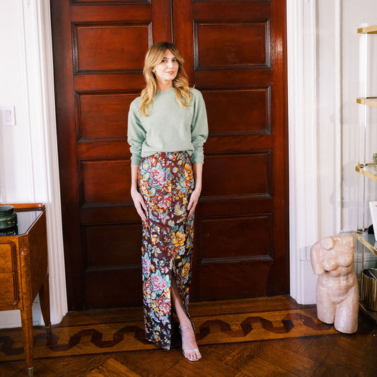 MASON by MASON'S DAUGHTER Leighton Skirt, Multi Jacquard