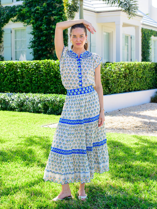 ELIZABETH JAMES THE LABEL | Mae Skirt in Tulip Ivory