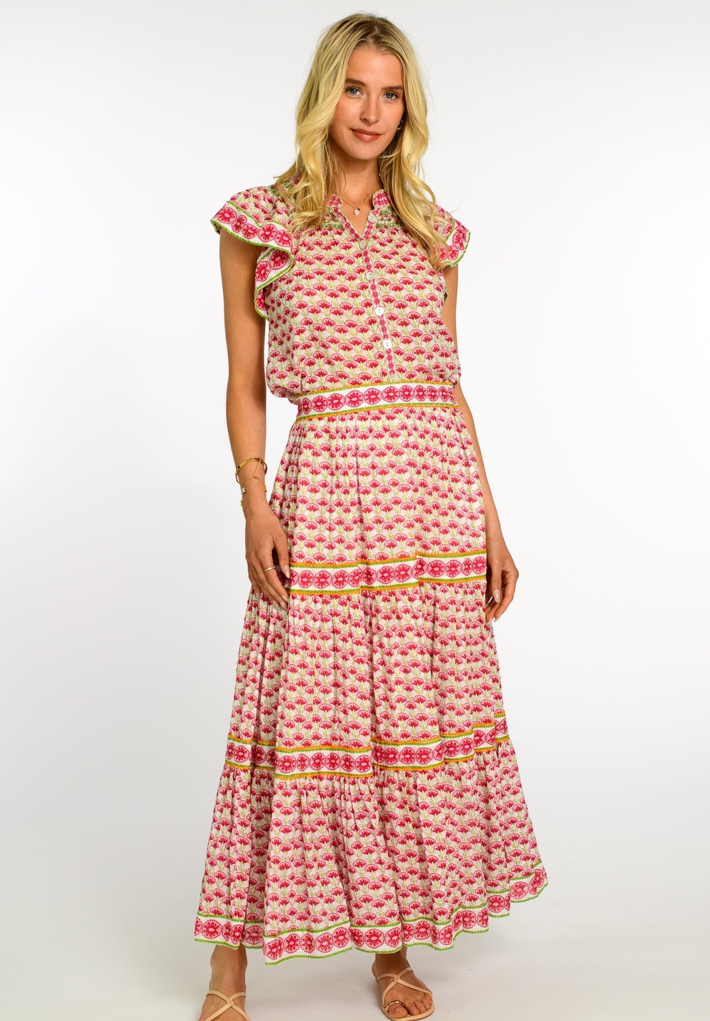 ELIZABETH JAMES THE LABEL | Mae Skirt in Fan Flower
