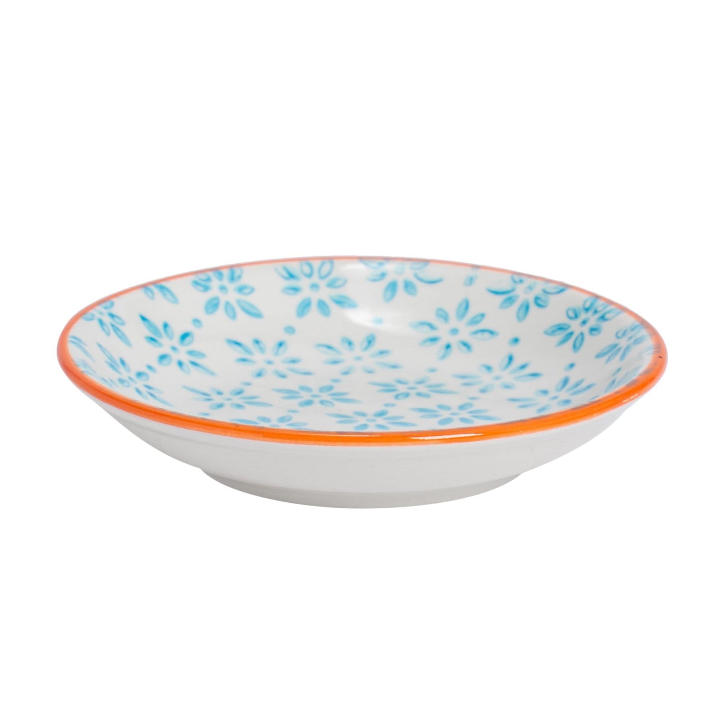 10cm Hand Printed Stoneware Sauce Dish
